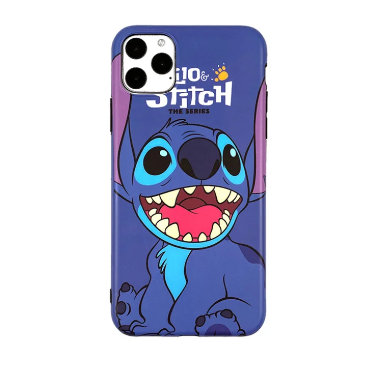 

Free Shipping Fashion Anime Stitch Case for iPhone 12 pro max 12 mini 11 pro X 8 Plus 7 Shell Cover, Colorful