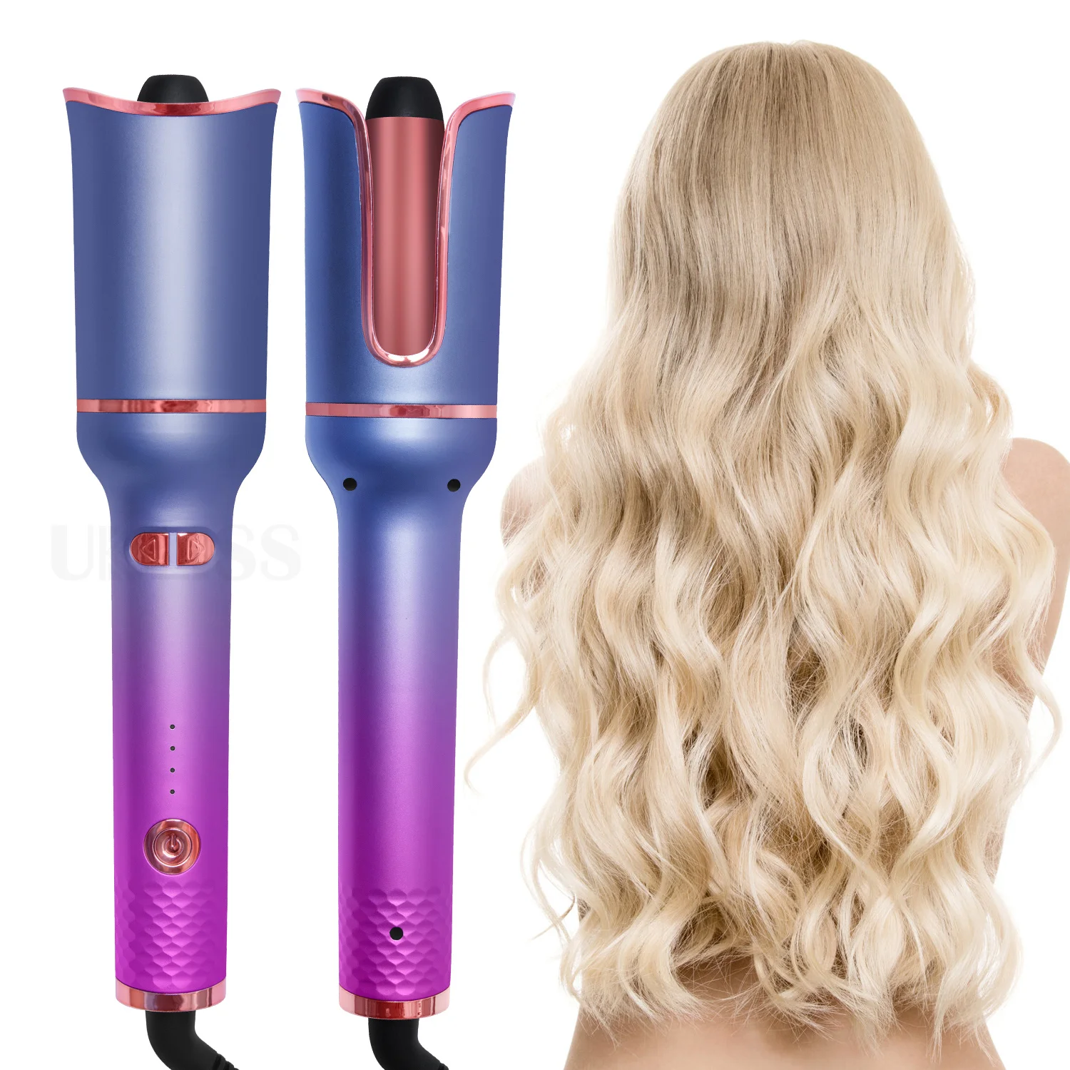 

Professional Small Salon New Product Custom Logo Rotating Hair Curling Hair Styler Electronic Air Ceramic Automatic Hair Curler, Customized