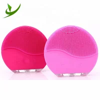 

Cheap Price Wholesale Electric Silicone Facial Cleanser Ultrasonic Vibrating Massager Mini Face Cleansing Brush Machine