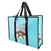 Top quality design beautiful logo durable portable pp non woven zipper bag