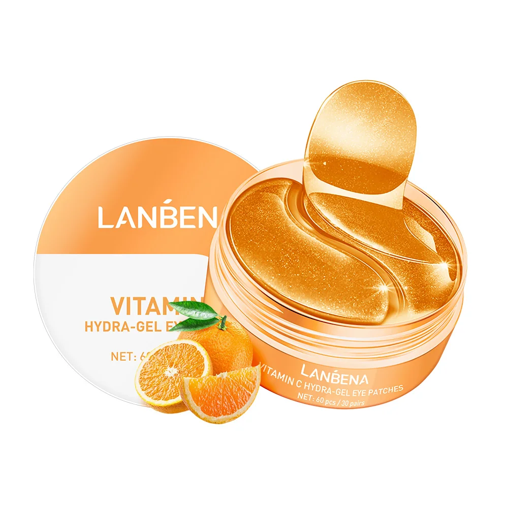 

LANBENA VITAMIN C hidrogel eye patch black felt mask pirate eye patches cooling eye patch