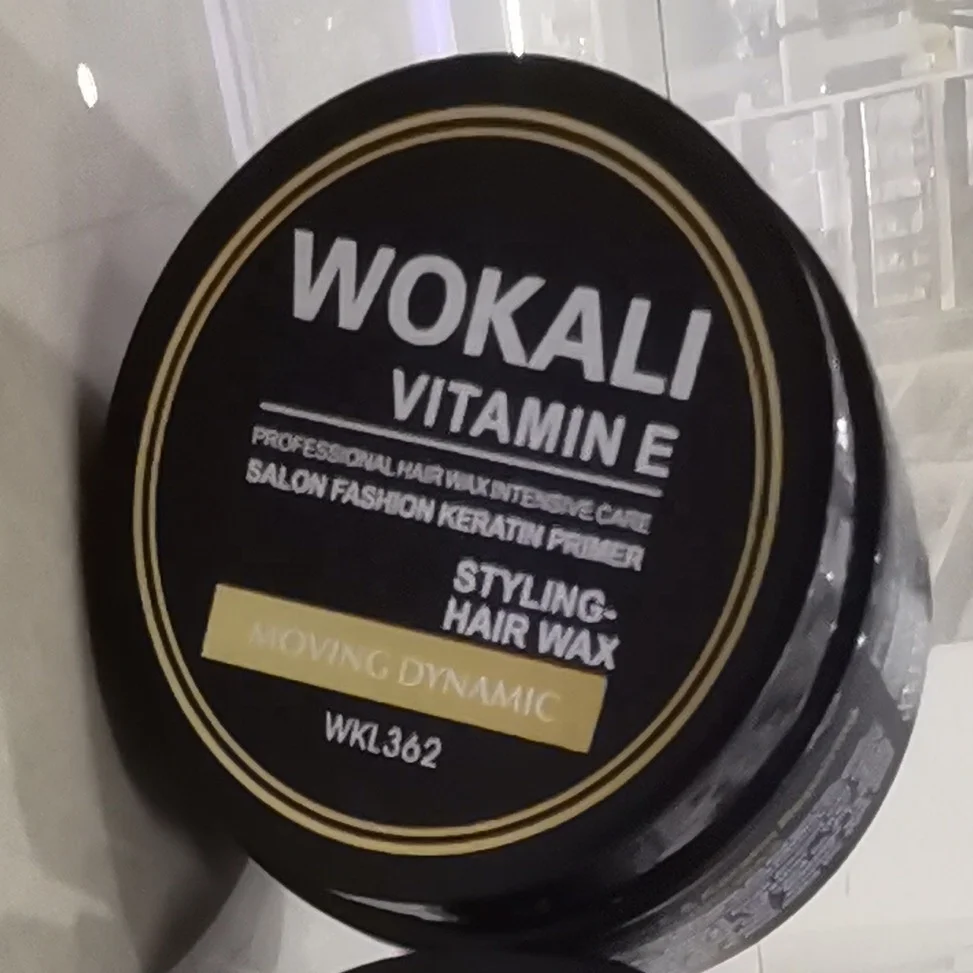 

Wokali Hair Wax Pure Natural Fruit Extract VE Collection Professional Salon Keratin VE Hair WAX GOLD MOVING DYNAMIC Styling WAX