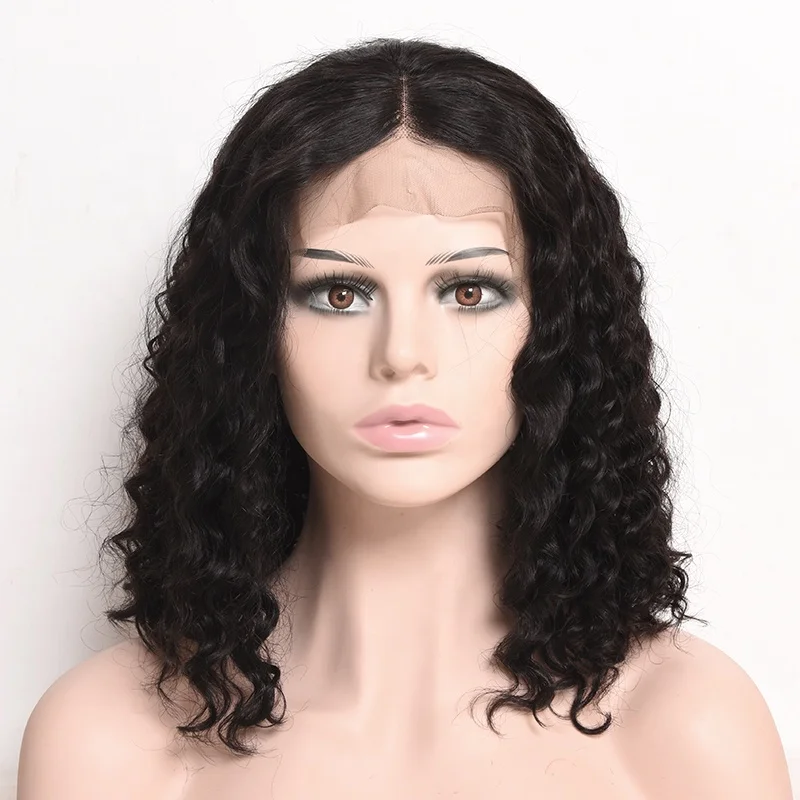 

high quality good feedback big water wave 150% density 13*4 frontal lace wig