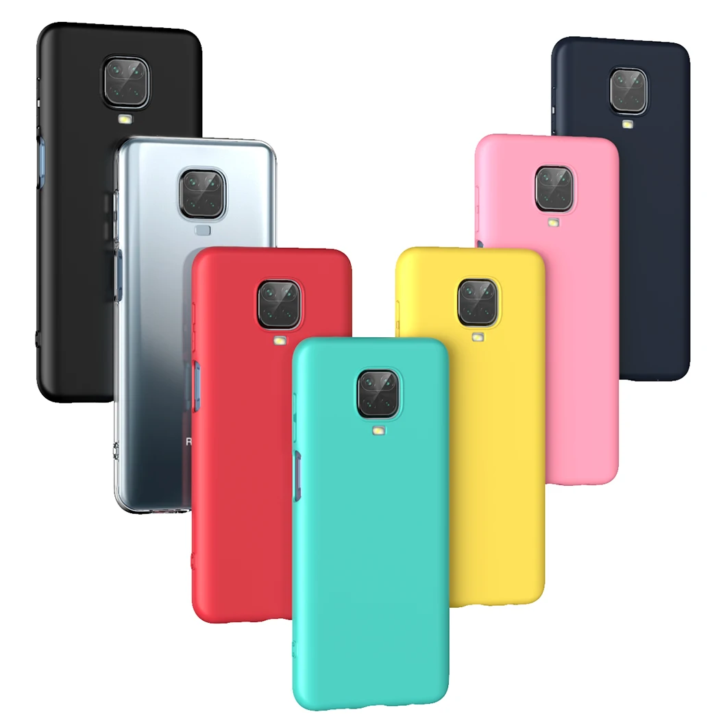 

2020 Amazon New TPU Soft Matte Silicone Candy Transparent Phone Case