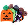 Halloween LED knitting hat pumpkin ghost monster pattern beanie hat gifts adult Children cap Christmas Party decoration