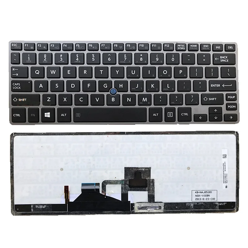 

98%New Laptop Keyboard Standard For Toshiba R634/M R64/K R634/L R64 R63 With Backlight