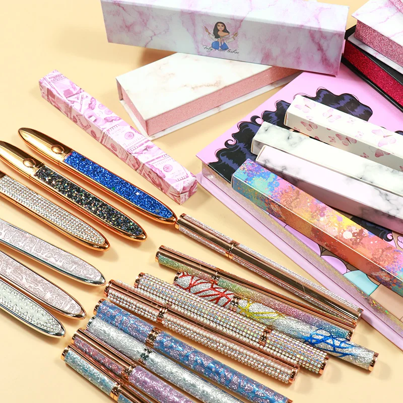 

Accept OEM Fast Drying waterproof eyeliner pen water activated lash eyeliner, Black color