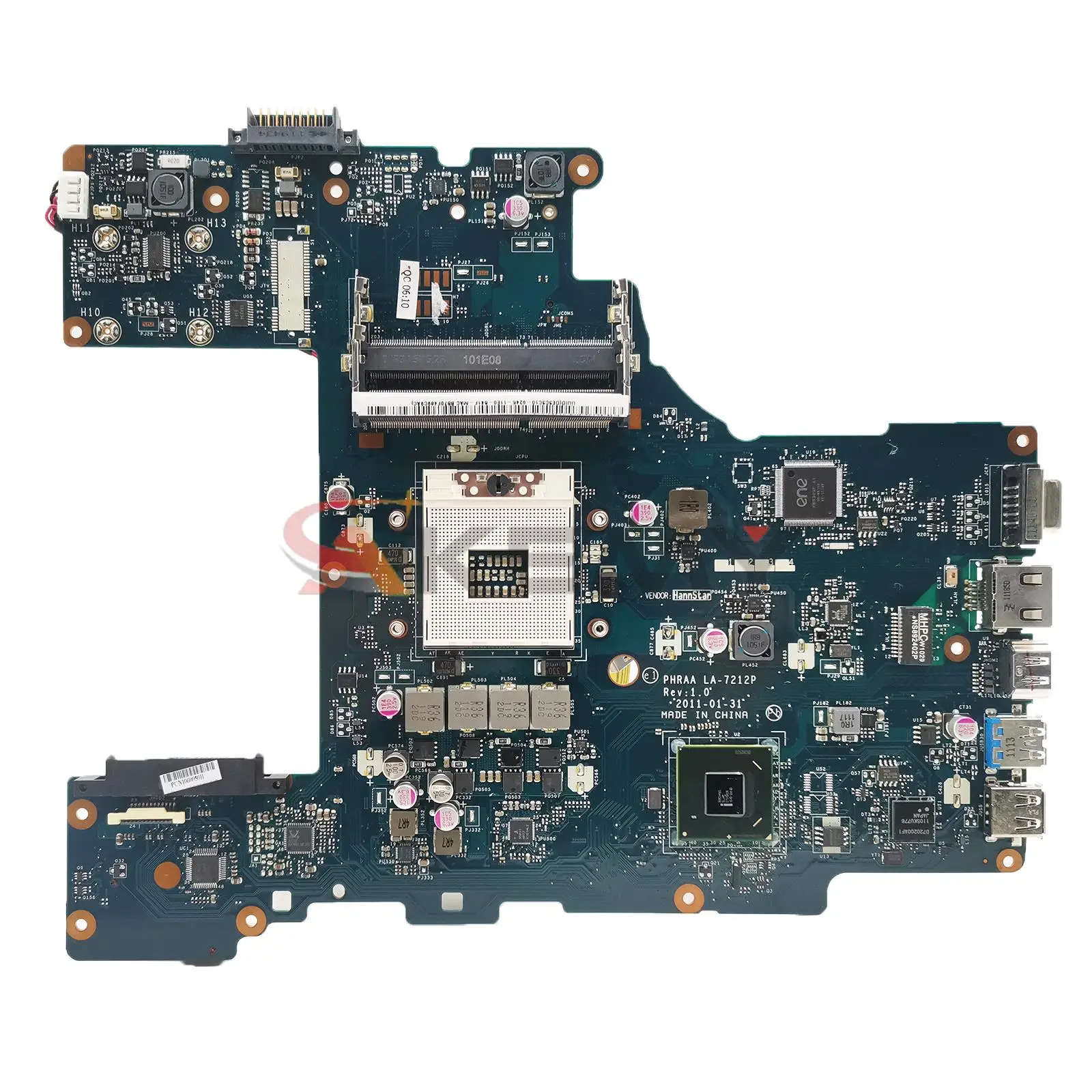 

for TOSHIBA Satellite P775 P755 Laptop Mainboard Motherboard K000128610 PHRAA LA-7212P 100% testing ok