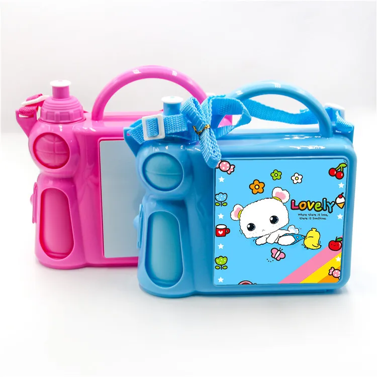 

Prosub Sublimation lunch box blank Printing Children Sublimation Customized Plastic Lunch Box