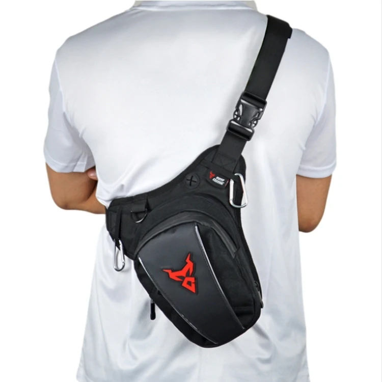 

Men's fitness accessories travel bag motorcycle riding equipment, Black