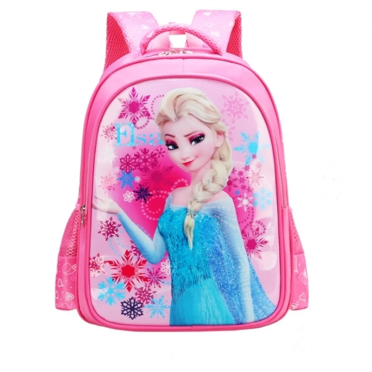 

Top Quality Wholesale Primary School Students Backpack Pu Wear-resistant Waterproof Schoolbag, Pink blue red or customized