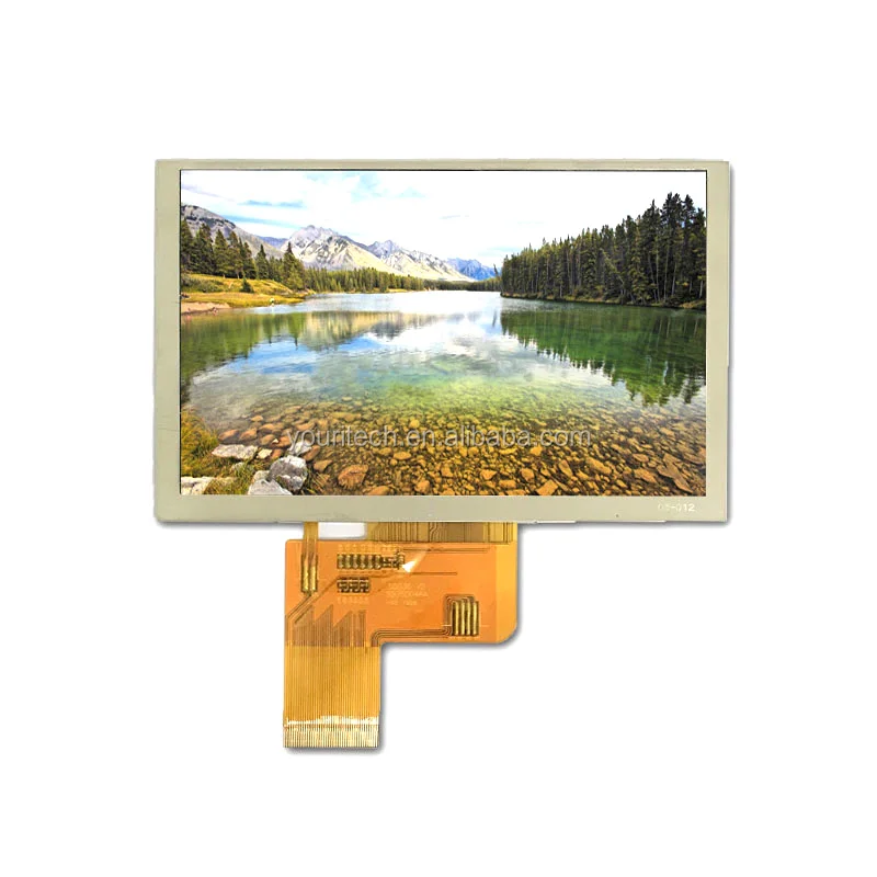 Youritech lcd High brightness 700 nits 5.0 &quot; IPS landscape lcd display panel ET050WV04-K 800*480 RGB interface ST7262