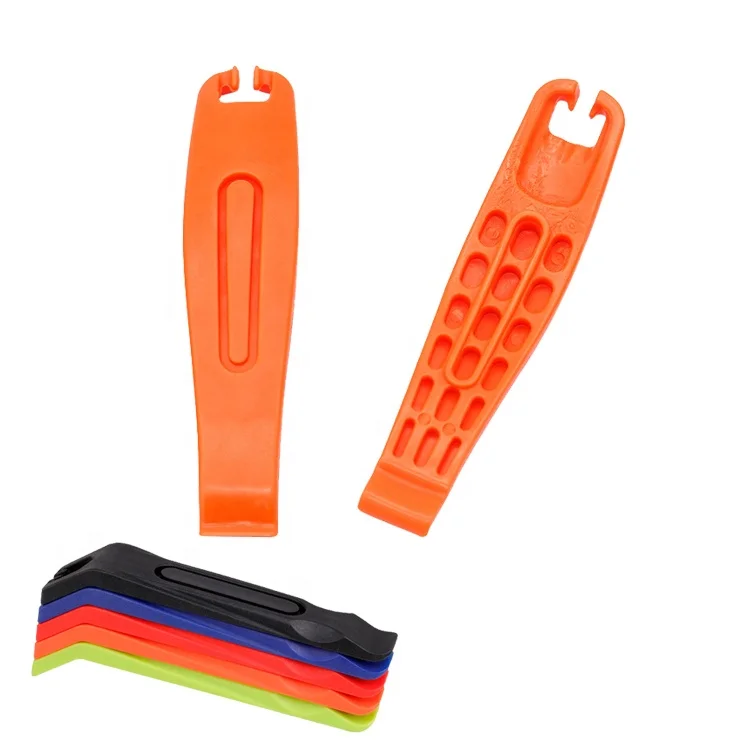 

RTS Top Sales Portable Hand Operated Plastic Repairment Bicycle Pry Bar, Orange