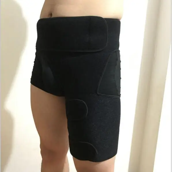 

Groin Support Hip Brace for Sciatica Pain Relief Thigh Hip for Arthritis, Black