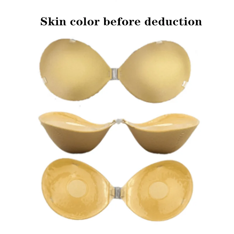 

New invisible underwear silicone invisible bra with 5cm thickened breast patch