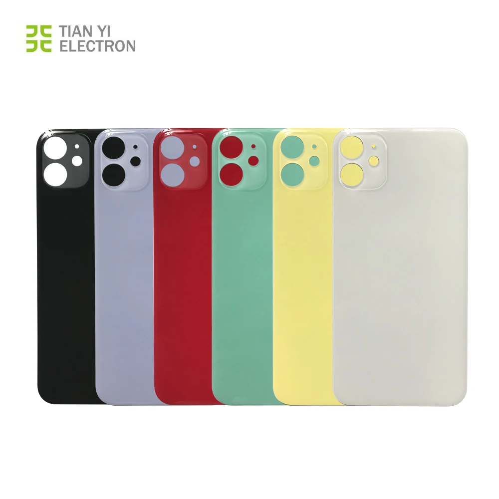 

High quality Replacement Back Cover glass for iPhone 11 back glass,For iPhone 11 Housing Rear Battery Door With Big hole