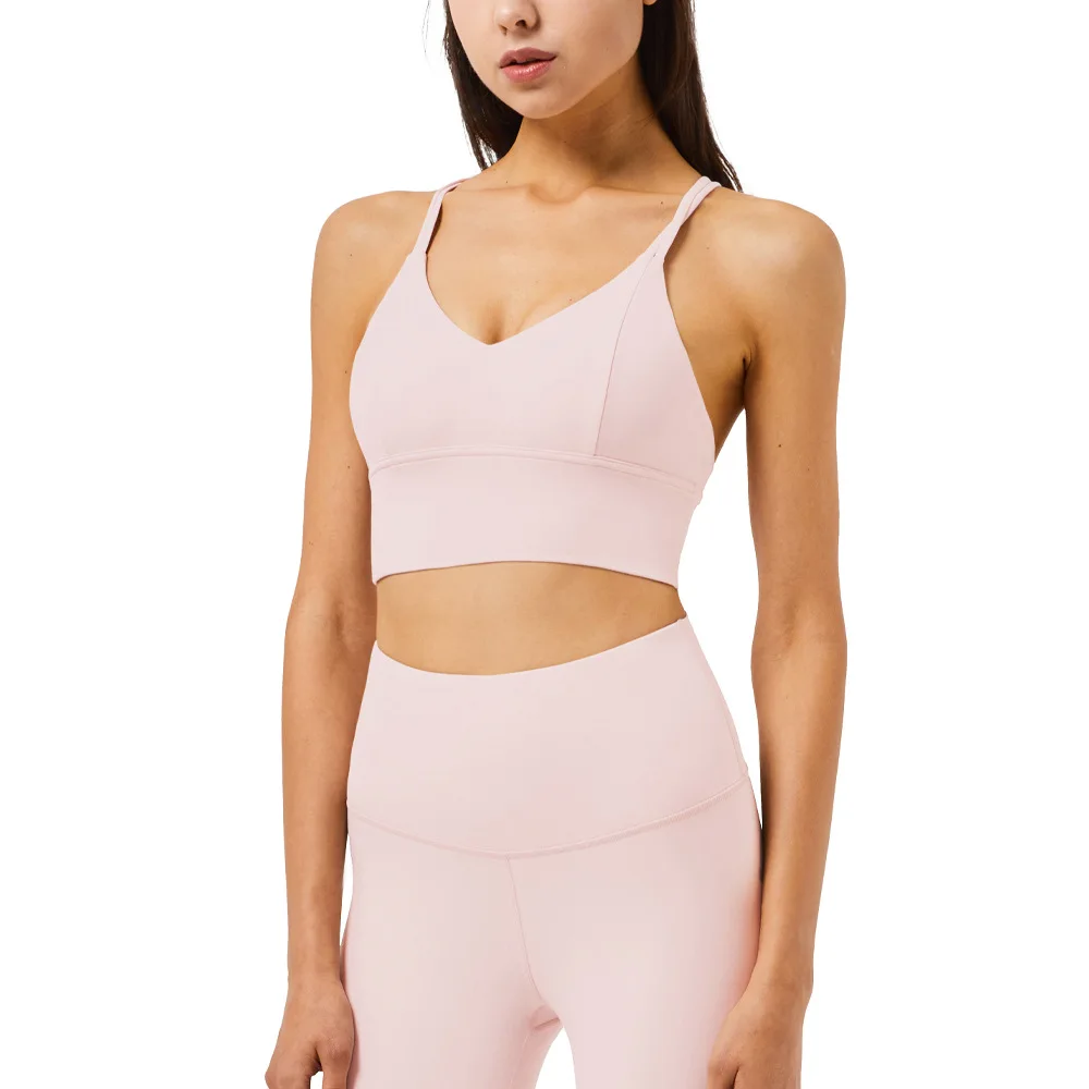 

Lmamba 2021 new FP high support big brand style Yoga bra beauty back running fitness sports underwear women