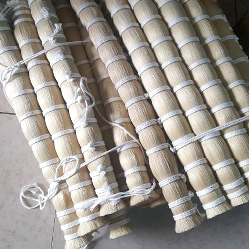 

good quality violin bow horse hair, White