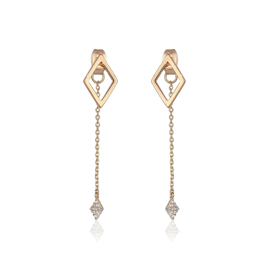 

94769 fashion simple design artificial jhumke geometric earring jewellery for girls