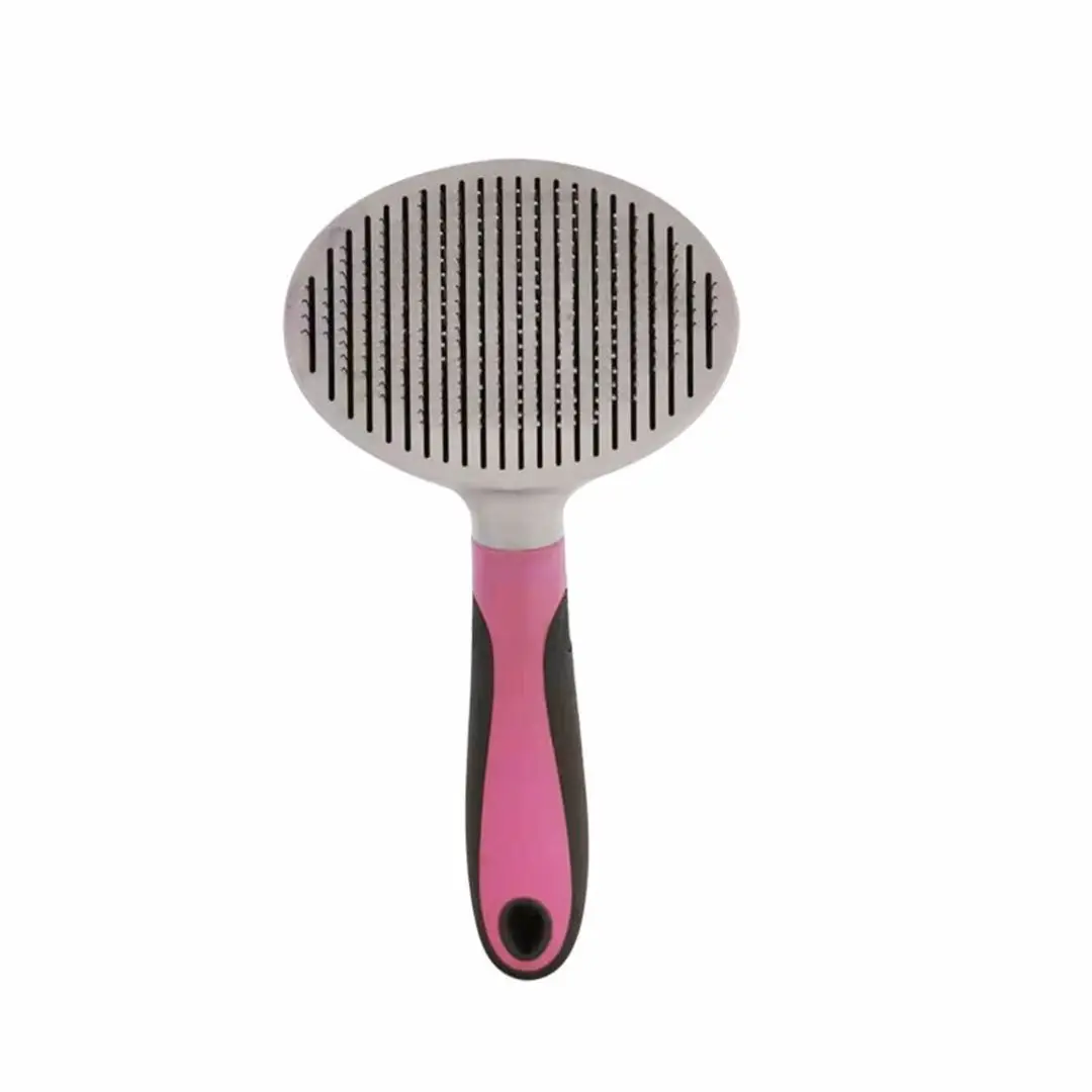 

Pet Brush Long Hair Dog Soap Bath Brush Stainless Steel Grooming Comb for Pet Cats and Dogs Hair Comb Autonettoyant Peigne