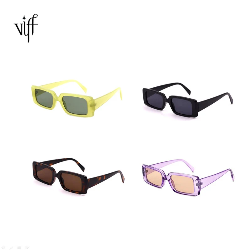 

VIFF HP20598 Wholesale Eyewear Manufacturer Ladies Sun Glasses Designer Sunglass Men Women Rectangle Sunglasses Wholesale 2021, Multi and oem patone design