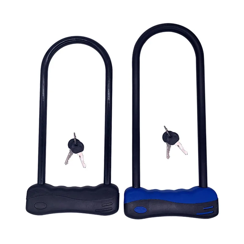 

Bike U Lock With Bracket, Heavy Duty U Lock with Dust cover