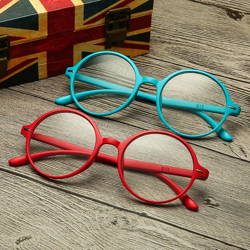 

Newest Fashion Round Design TR90 Frame Glasses Reading Glasses