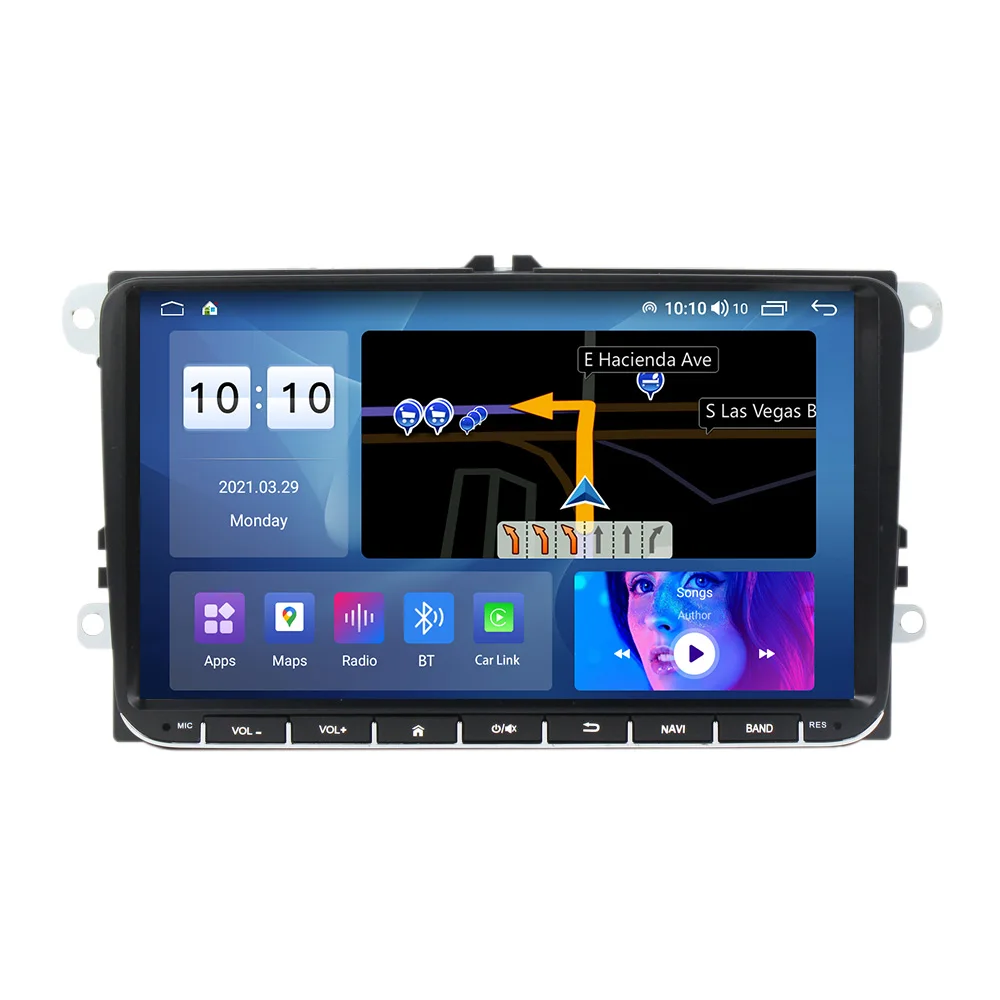 

6+128GB Voice Control Android 11 8core Car radio For VW/Volkswagen/Golf/Polo/Tiguan/Passat/b7/b6/SEAT/leon/Skoda/Octavia GPS BT