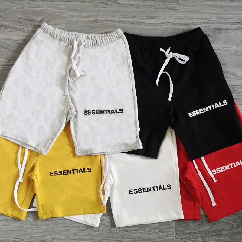 

2021 Wholesale Cotton Men's Fitness Shorts Sports Printed Sweat Shorts