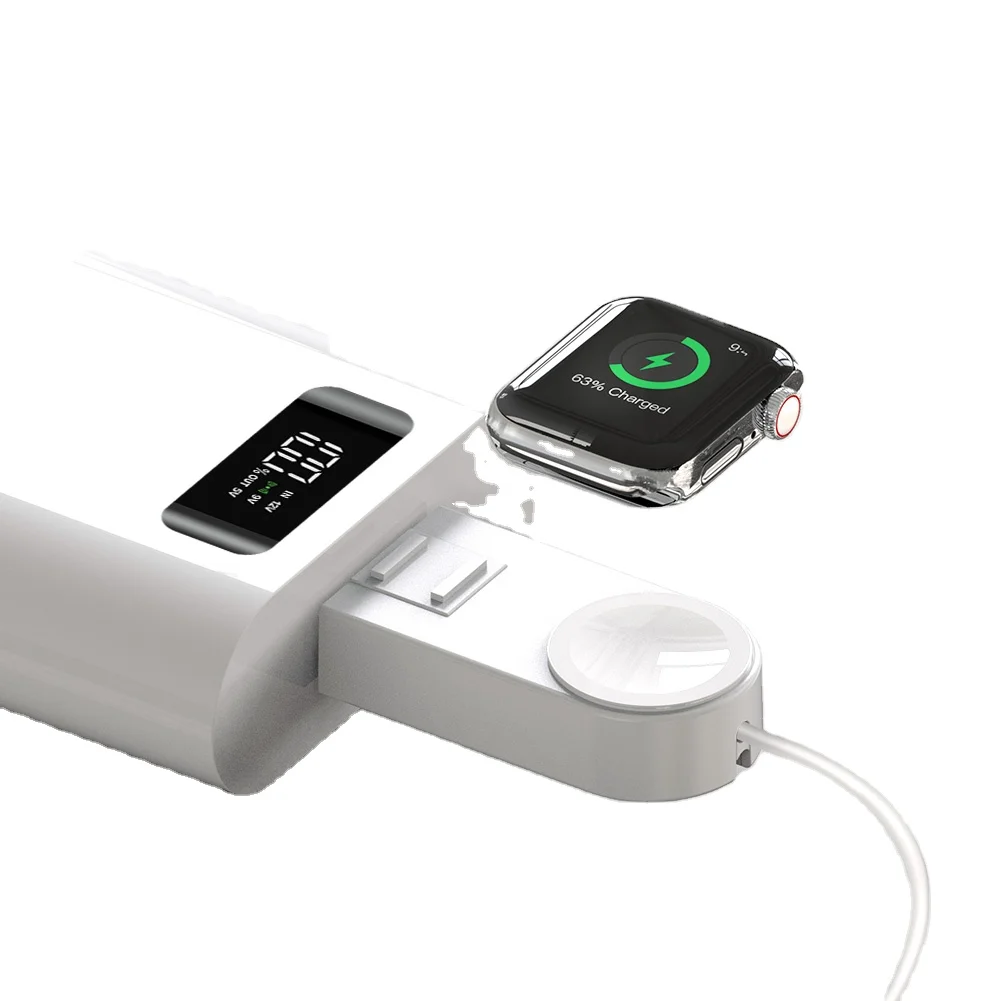 

Portable 2 in 1 for Apple Watch Charger for iPhone Cable iWatch Magnetic Charging Cable