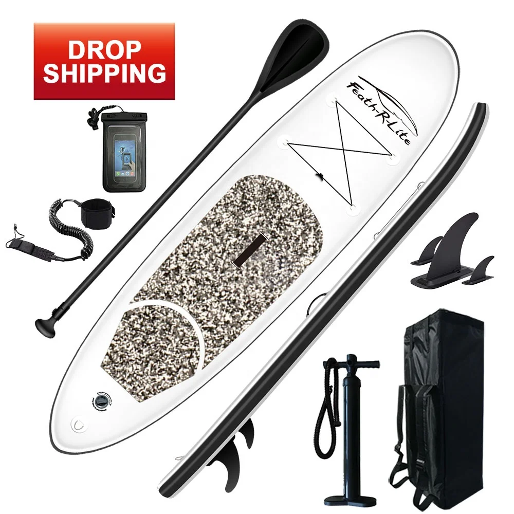 

FUNWATER drop shipping sup paddle board inflatable stand up sup paddel surfboard sale, Black,bleu,green,red