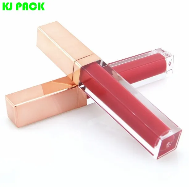 
2020 Private Label Luxury Fashion Container Clear Empty Lipgloss Tube Packaging 5ml 10ml 