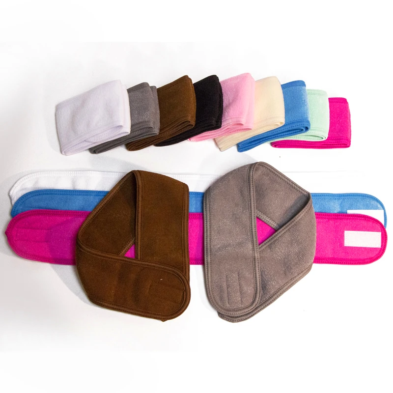 

Reusable Microfiber Women Spa Designed Headband for Make Up, Custom