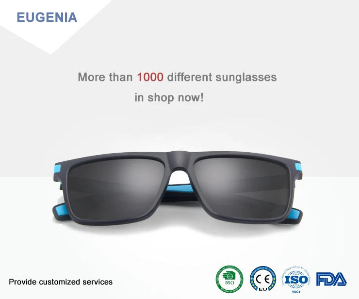EUGENIA Men Outdo Eyewear Certificate Double Injection Sunglasses