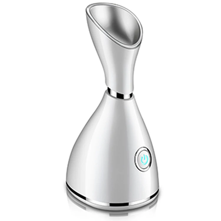 

Big fog blue hot steam face steamer steam spray water humidification beauty instrument steam face device, White