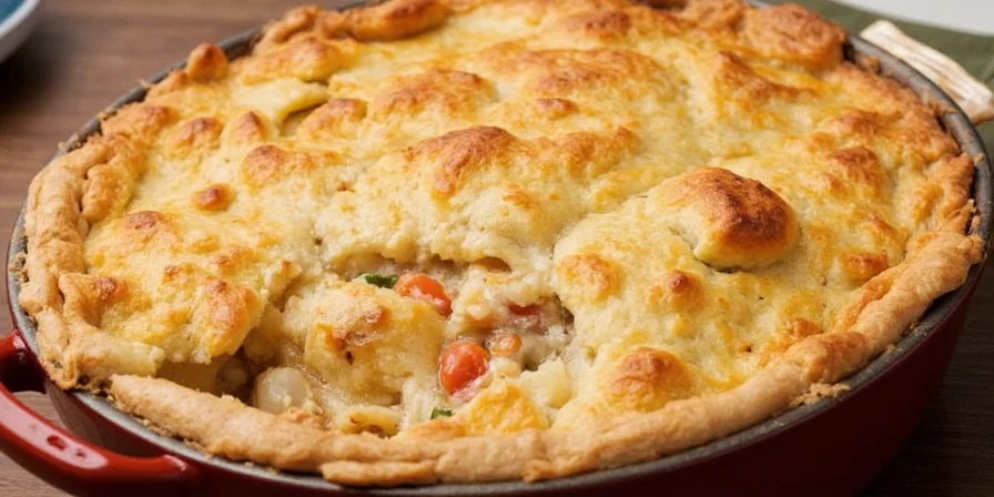 Modern spicy chicken pot pie variations