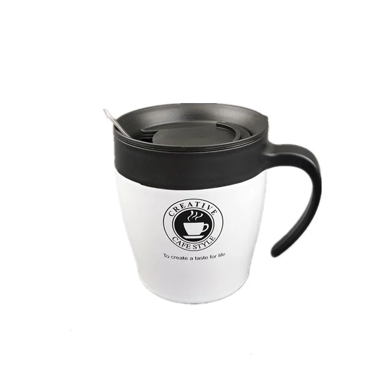 

F Creative Stainless Coffee Travel Mug 350ml Eco-friendly Cute Stainless Steel Insulated 12OZ Coffee Cup