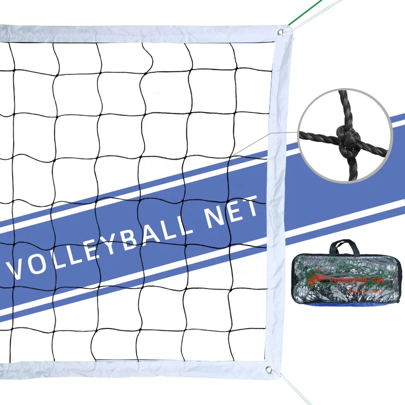 

Factory Directly 960cx100cm Professional Outdoor Beach Volleyball Net Training International Standard Tennis Badminton Mesh, Customize color