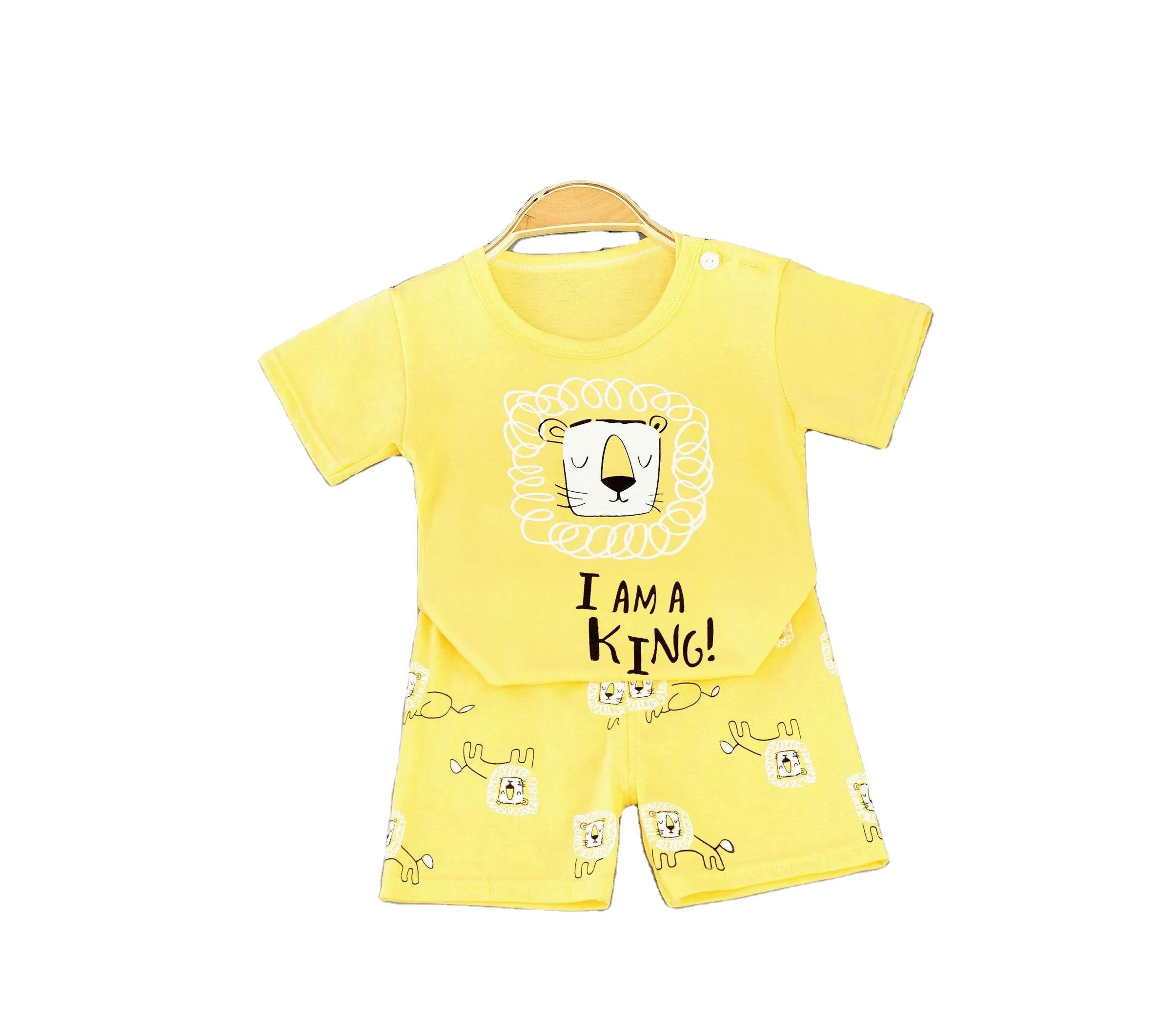 

Wholesale Summer Baby Clothes Children Clothing Sets Soft Cotton Boys Boutique set, Picture
