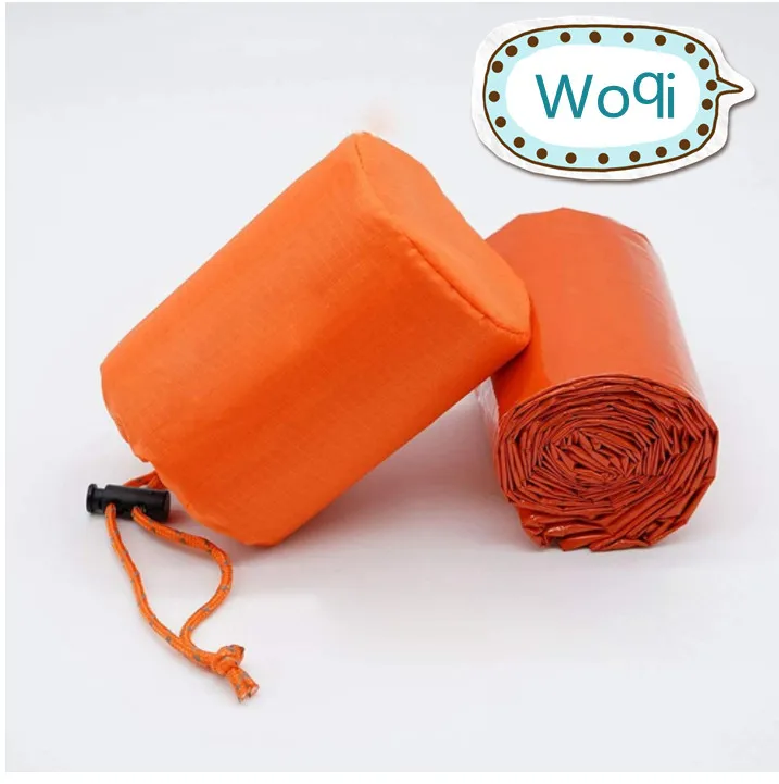 

Woqi Amazmon Hot Sale Adult Outdoor Waterproof and Windproof Envelope Emergency Sleeping Bag For Camping, Customized