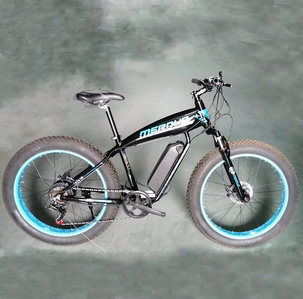 

26 Inch Electric Bike 750W 48V Electric Bicycle 7 Speeds LCD Display Lithium Battery 80% Pre-Assembled Fat Tire Mountain Bike