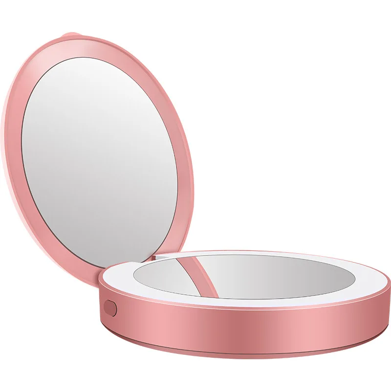 

High quality charging USB mini portable Led makeup mirror, Many colors