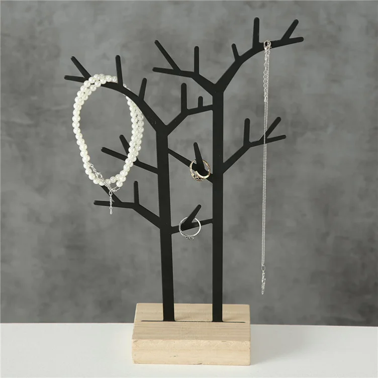 Metal Tree Jewelry Holder Hanger Organizer Dressing Table Display