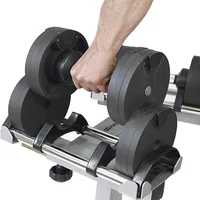 

Hot sales gym Fitness Commercial 32kg Adjustable Dumbbell Set