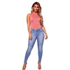 New design high waist Women jeans Ankle Skinny jeans Colombia butt lift jeans