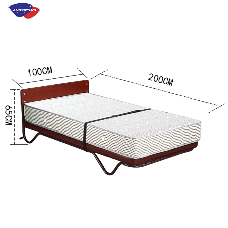 

hotel extra folding bed mattress spring latex gel memory foam mattress rollaway metal fold away memory foam bed frame