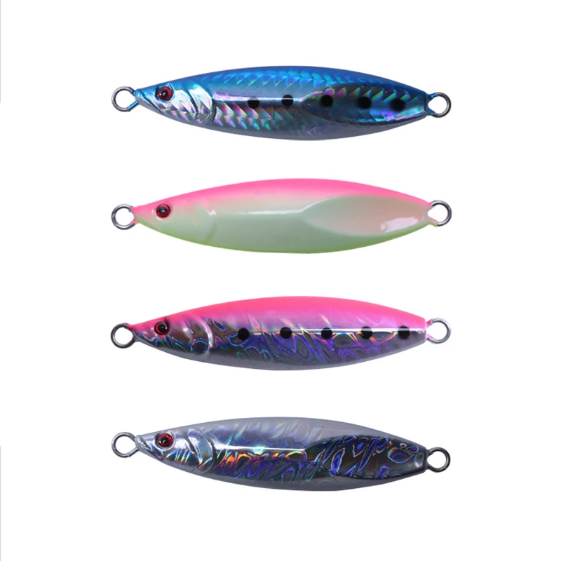 

40g/60g/80g/100g Saltwater vertical lead fish jig hard fishing Lures