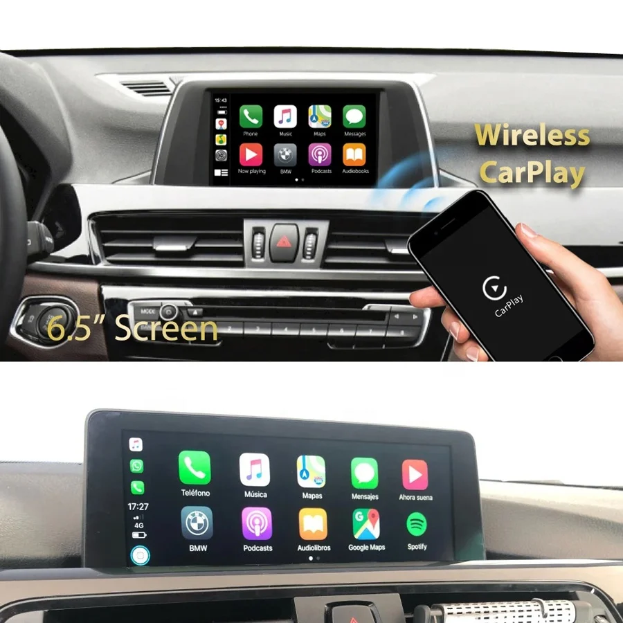 

Wireless Apple Carplay for CIC 6.5 8.8 10.25 inch 1 3 5 6 7 series X1 X3 X5 X6 Z4 2009-2013 Android Auto Car Play E60 E90 screen