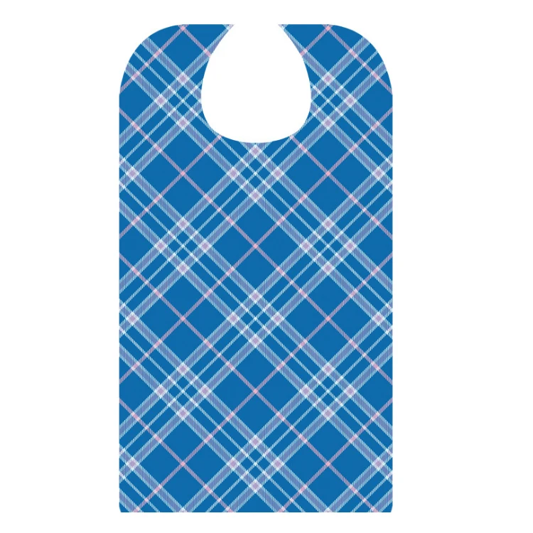 

FreeExport High quality guaranteed elderly bibs adult bibs meals pockets cotton waterproof elderly increase adult bib
