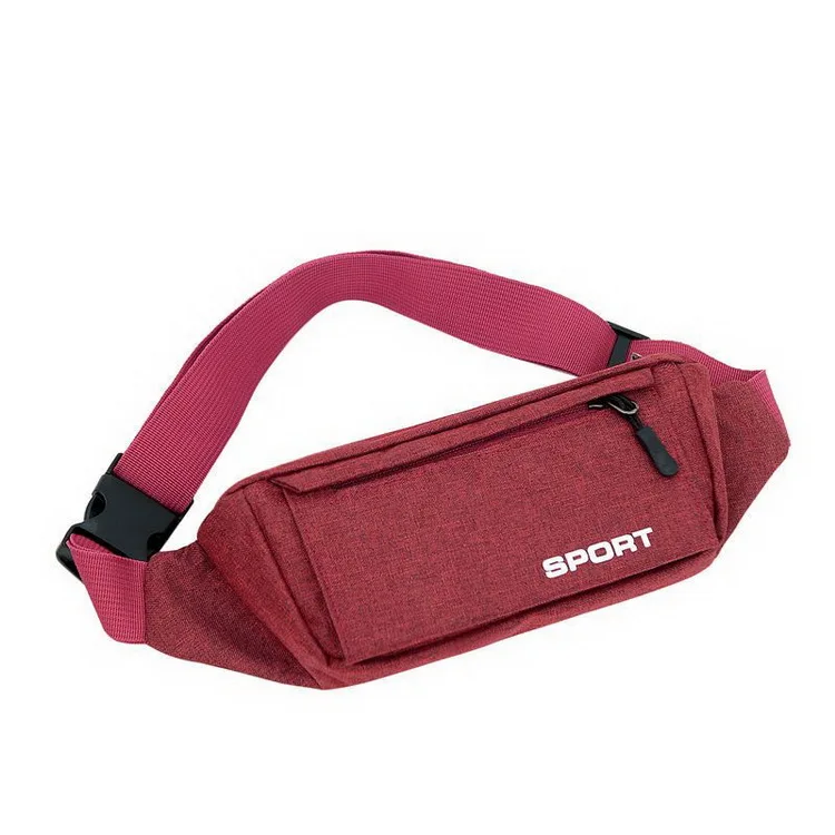

Waterproof men's fanny packs custom logo women waist bag manufacturer, As picture